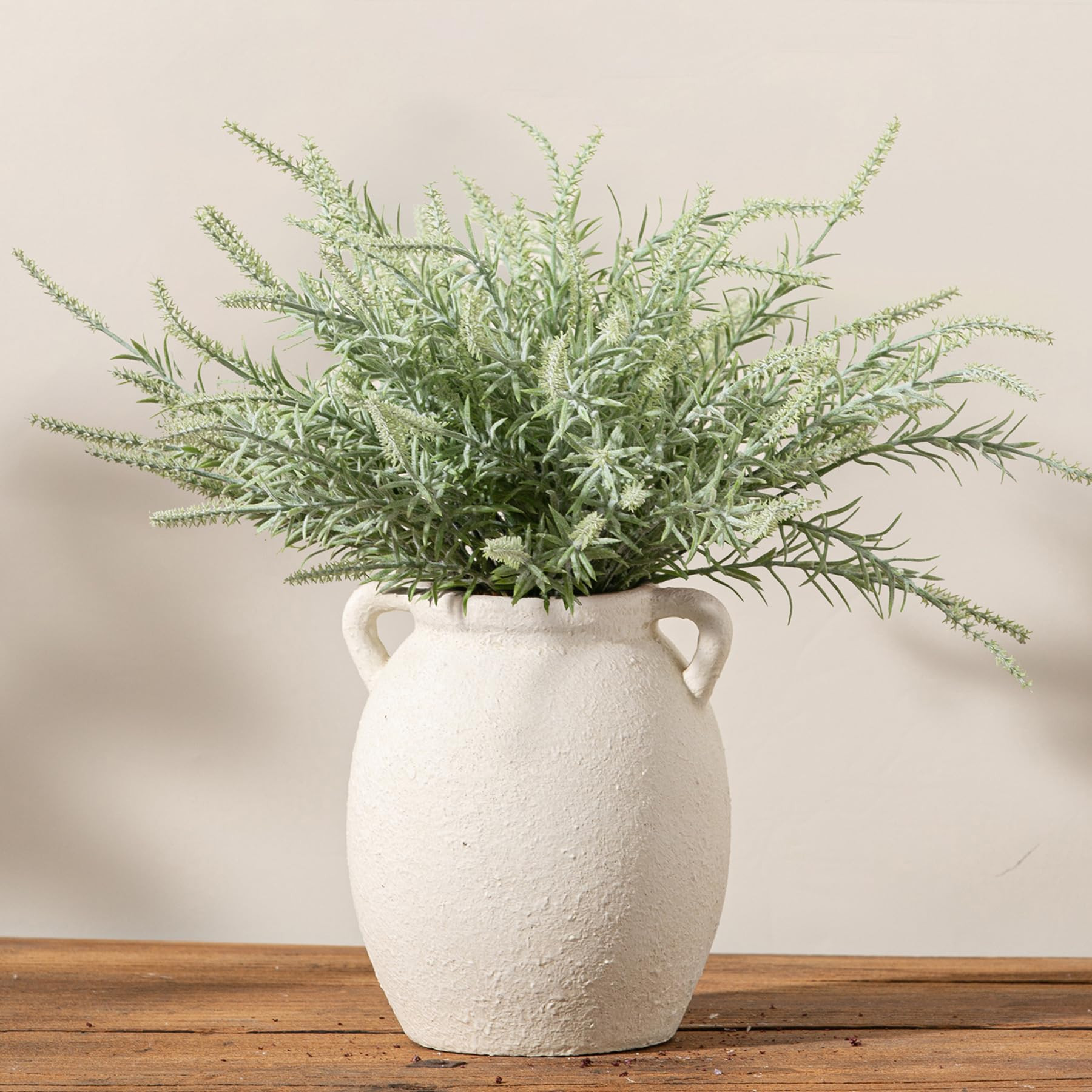 Ceramic Flower Vase 7.6 inch Farmhouse Rustic Vase Decorative Pottery Terracotta Vases for Home D... | Amazon (US)