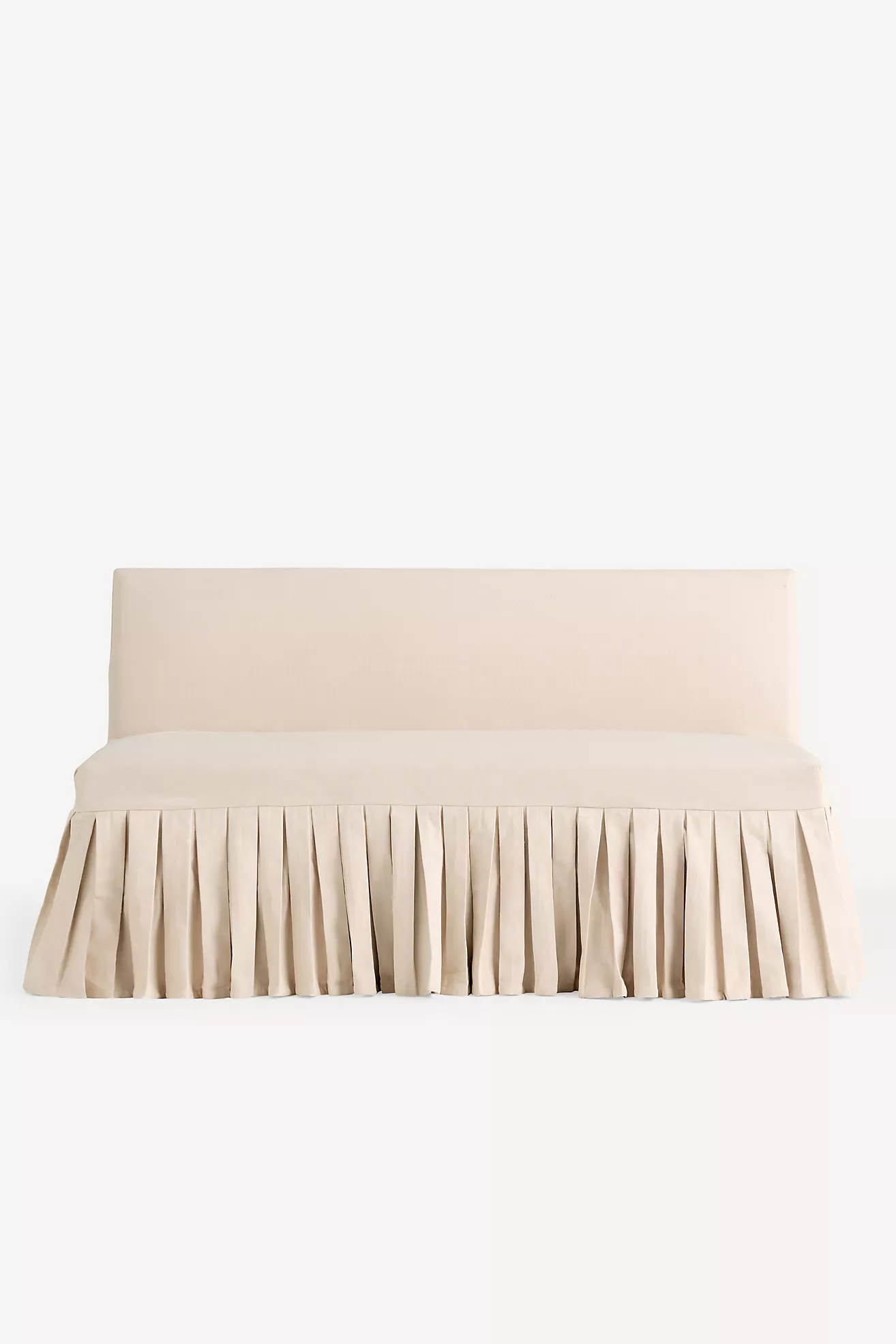 Layla Banquette Bench Ruffle Slipcover | Anthropologie (US)