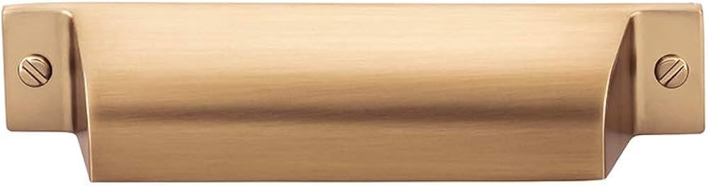 Top Knobs - TK773HB - Channing Cup Pull 3 3/4" - Honey Bronze - Barrington Collection | Amazon (US)