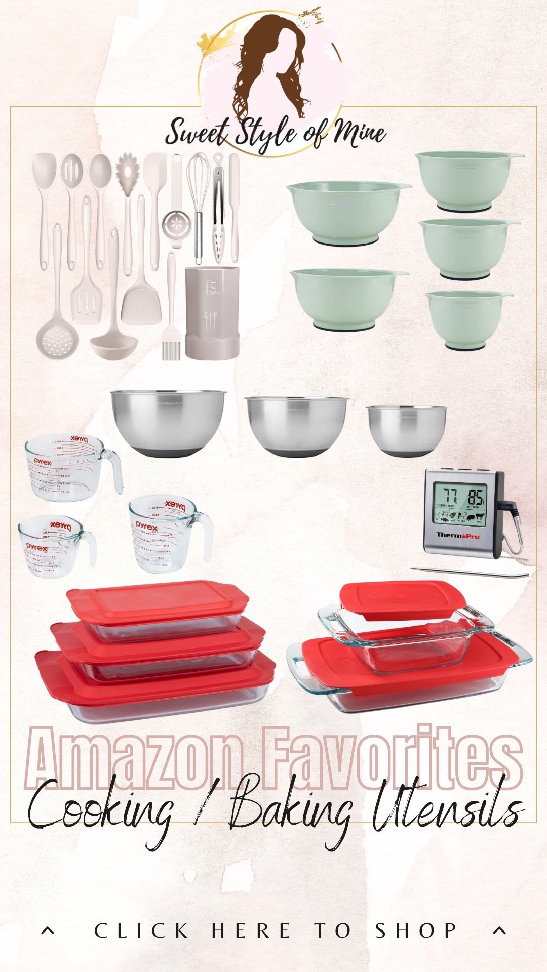 With Thanksgiving coming up I’m sharing all of my favorite cooking utensils / tried & true cooking + baking dishes and utensils 🫶 All from Amazon!

#LTKSeasonal #LTKHome #LTKFindsUnder50