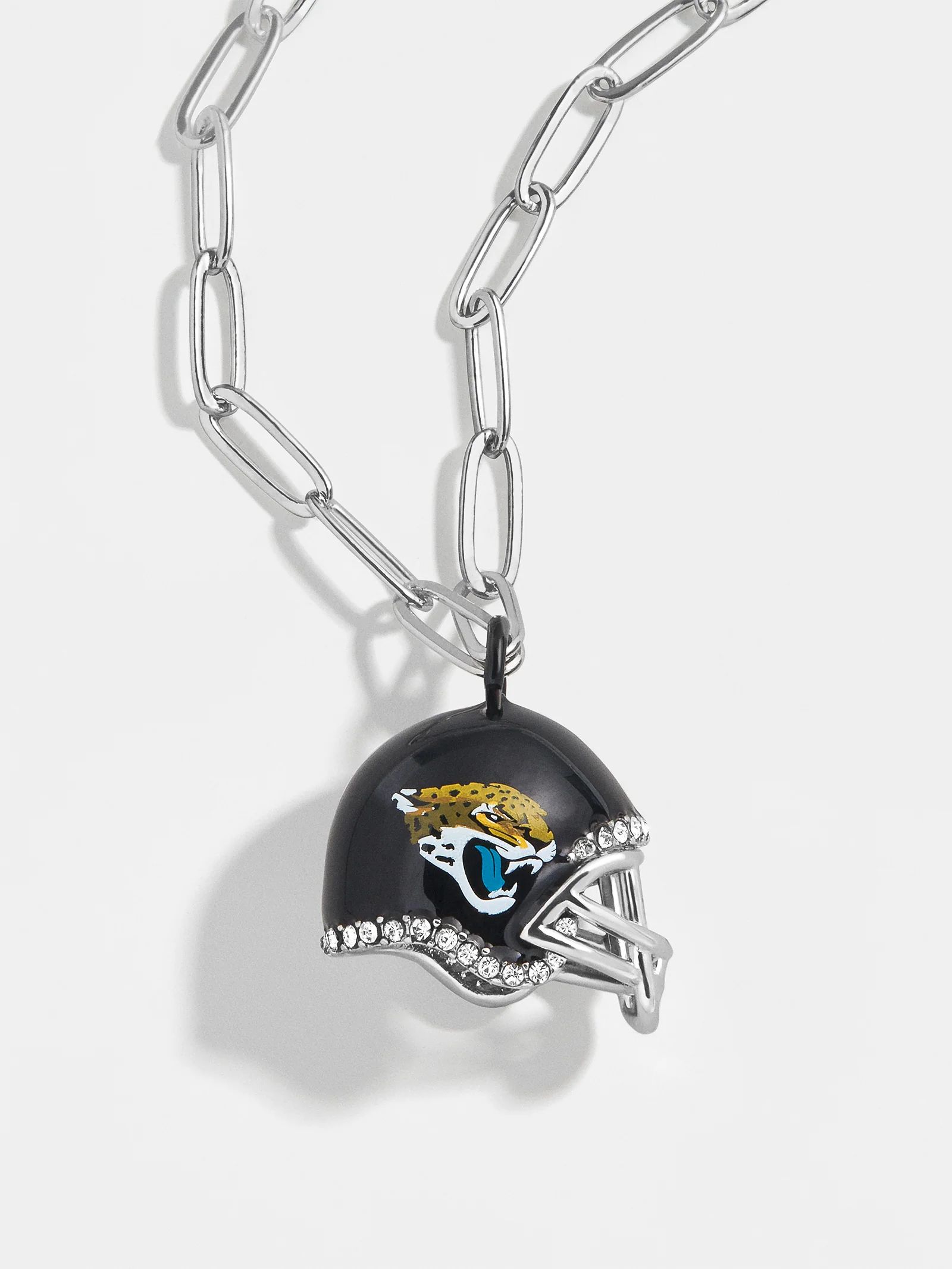 NFL Helmet Charm Necklace - Jacksonville Jaguars | BaubleBar (US)