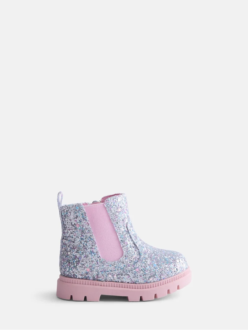 Wonder Nation Baby Girl Chelsea Boot | Walmart (US)
