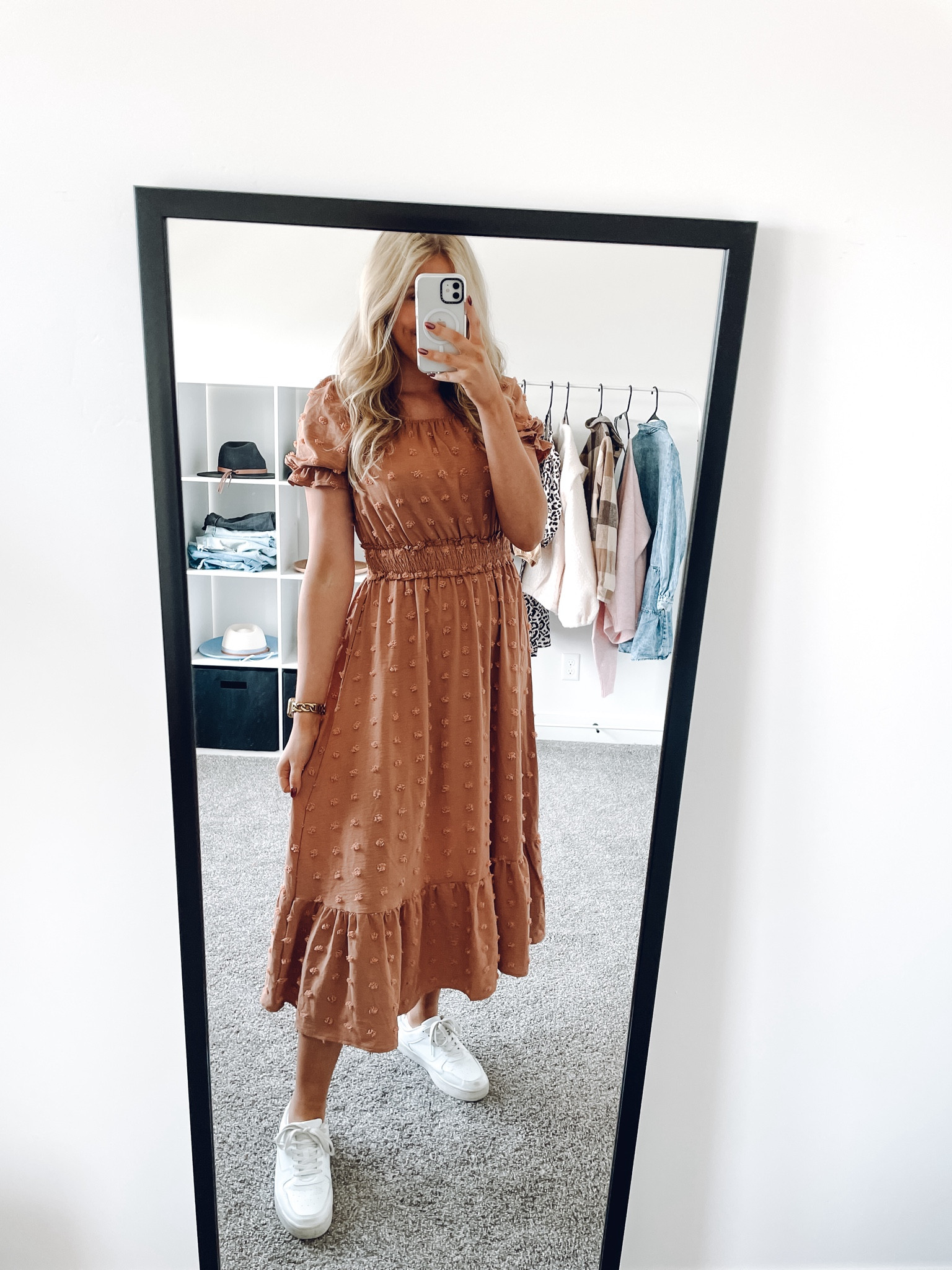 teacher outfit idea! This dress is only $20 right now!!! 
sneakers are also less than $20!!

Dress: wearing M
Sneakers: true to size in wide fit or size up half in regular fit 

| teacher outfit | teacher ootd | fall outfit | dresses 

#LTKFindsUnder100 #LTKWorkwear