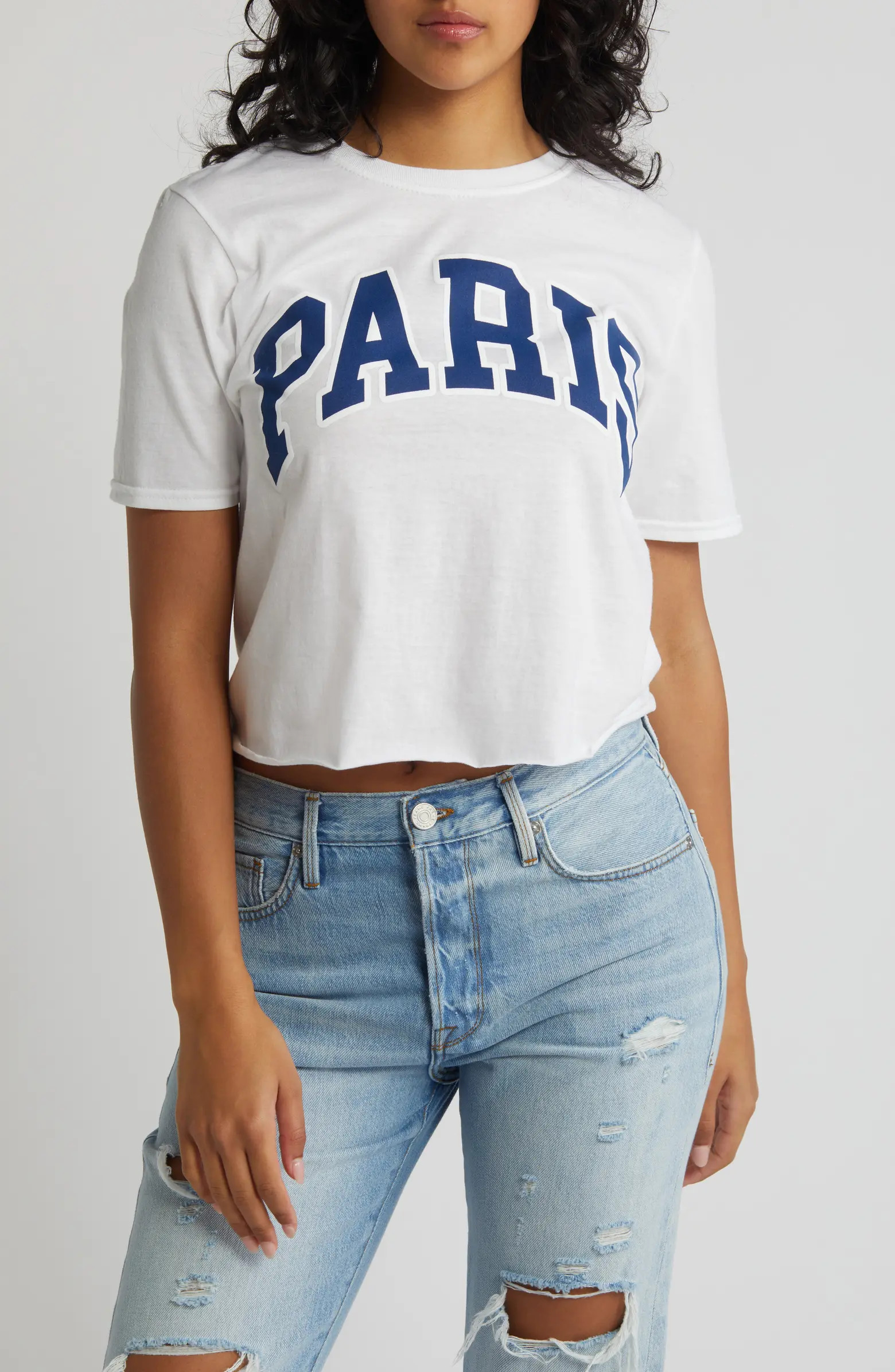 Philcos Paris Cotton Crop Graphic T-Shirt | Nordstrom | Nordstrom