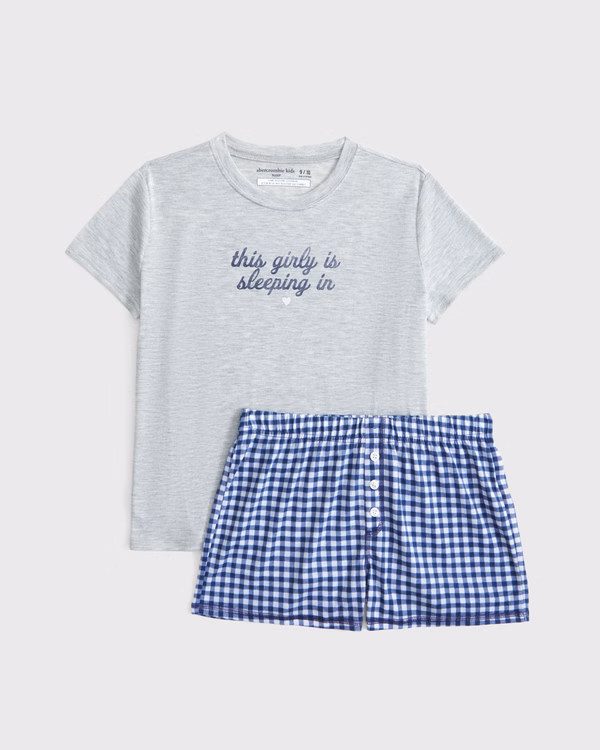 shorts pajama set | Abercrombie & Fitch (US)