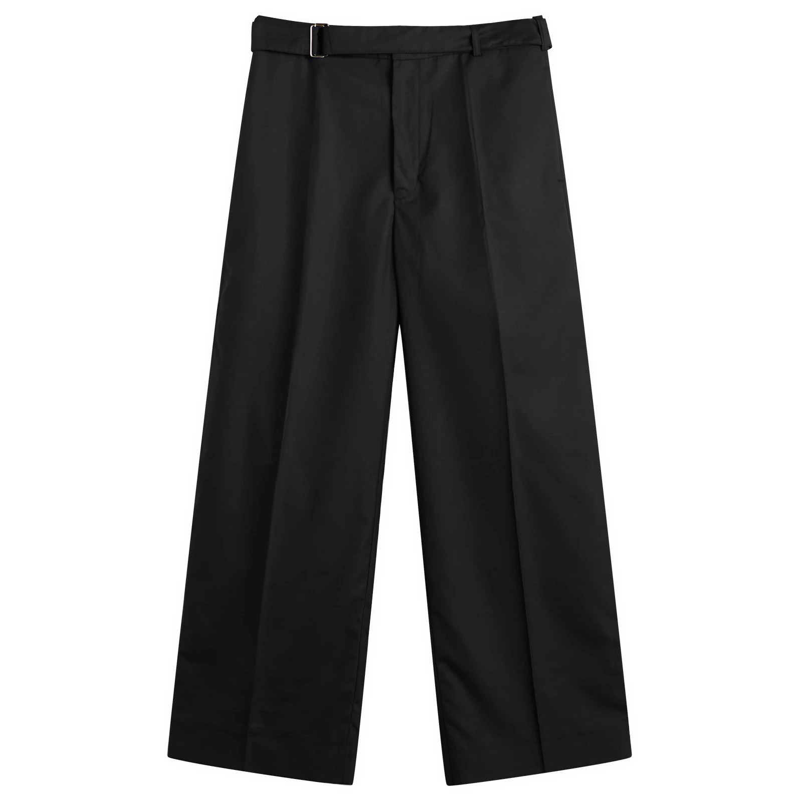 about:blank Men's Relaxed Belted Trousers in Black, Size X-Large | END. Clothing