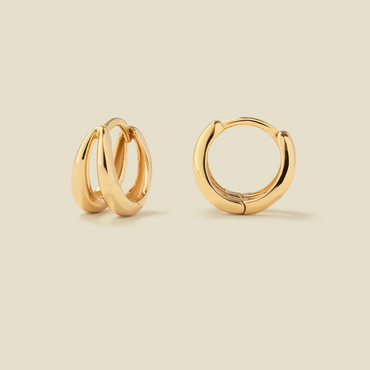Split Huggie Hoop Earrings | Made by Mary (US)
