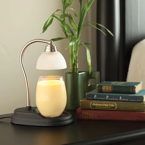 Candle Warmers Etc. Pewter Aurora Candle Warmer Lamp | Walmart (US)