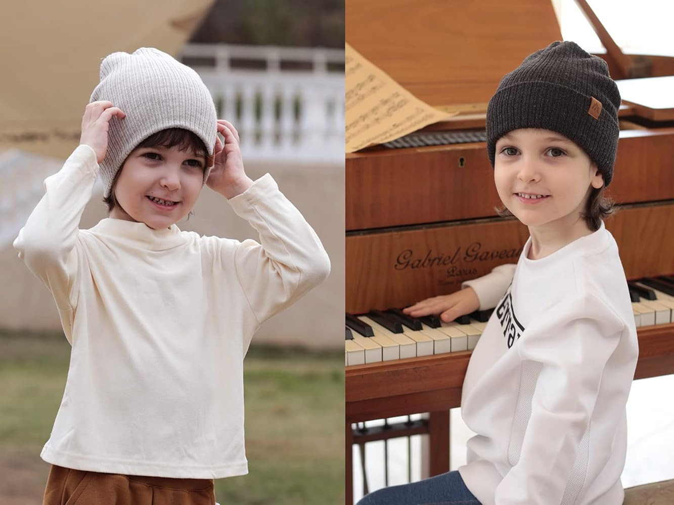 Moon Kitty Baby Beanies Hats Soft Warm Knitted Infant Toddler Baby Hats Caps for Boys | Amazon (US)