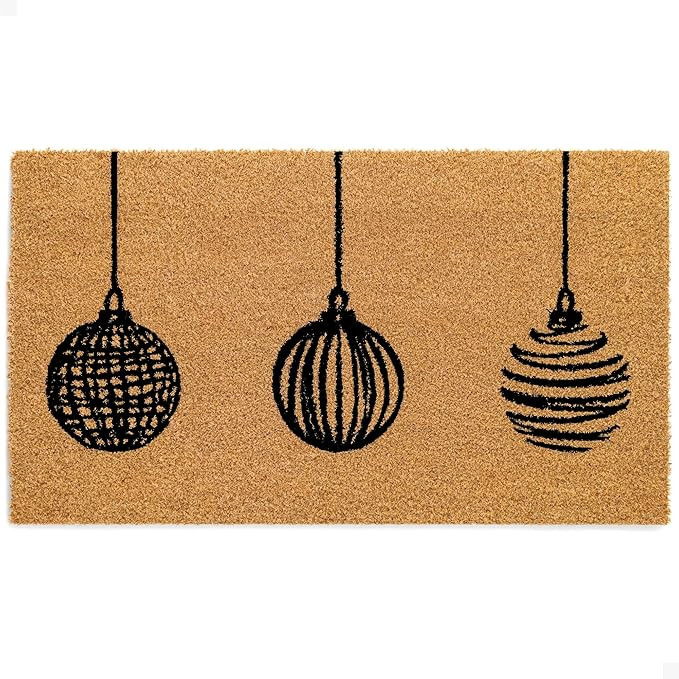 THEODORE MAGNUS Christmas Door Mat - Welcome Mat for Front Door with Non-Slip Backing - Durable D... | Amazon (US)