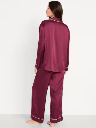 Satin Pajama Pant Set for Women | Old Navy (US)