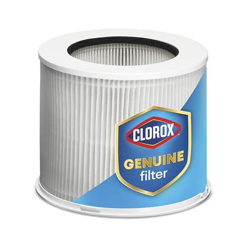 Clorox Tabletop Air Purifier True HEPA Replacement Filter, 200 Sq. Ft. Capacity, Removes 99.97% of Allergens up to 0.1 Micron, Compatible with 11020 & 11021, 1 Count (12020) | Amazon (US)