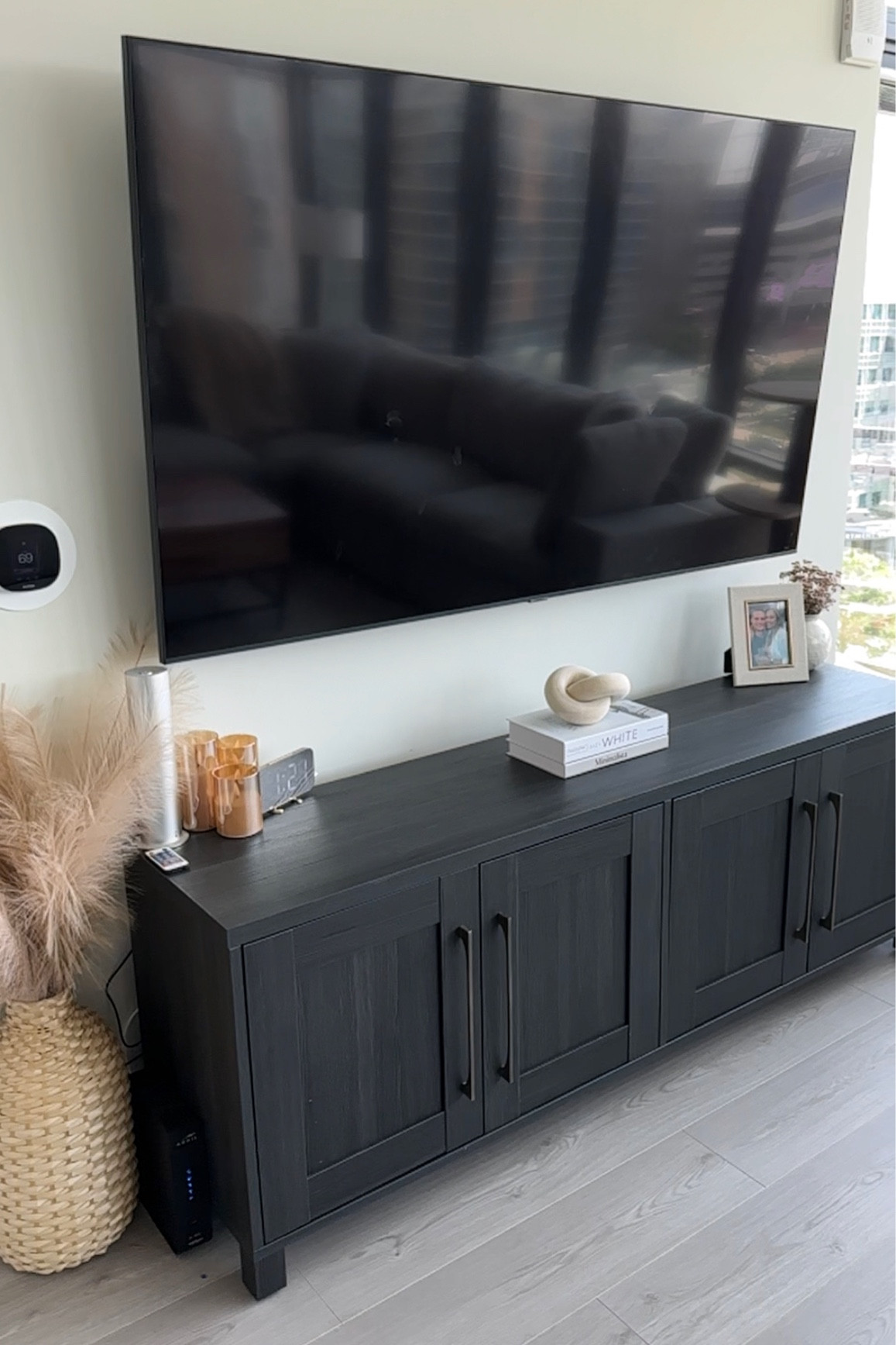 Living room inspo, TV console inspo, modern organic home decor, living room decor, TV console decor, aesthetic home decor

#LTKstyletip #LTKhome #LTKFind