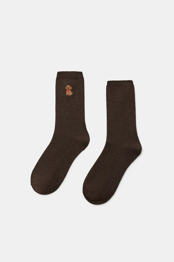 EINFARBIGE SOCKEN HUNDESTICKEREI | Zara DE