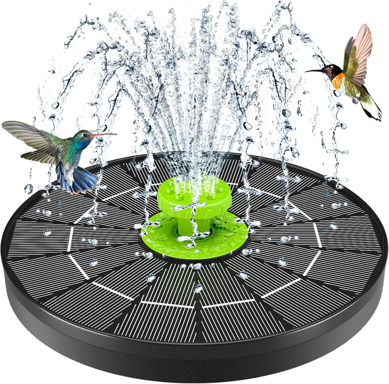 4.0W Solar Bird Bath Fountain Pump, Solar Powered Water Pump, Outdoor Water Fountain with 8 Nozzl... | Walmart (US)