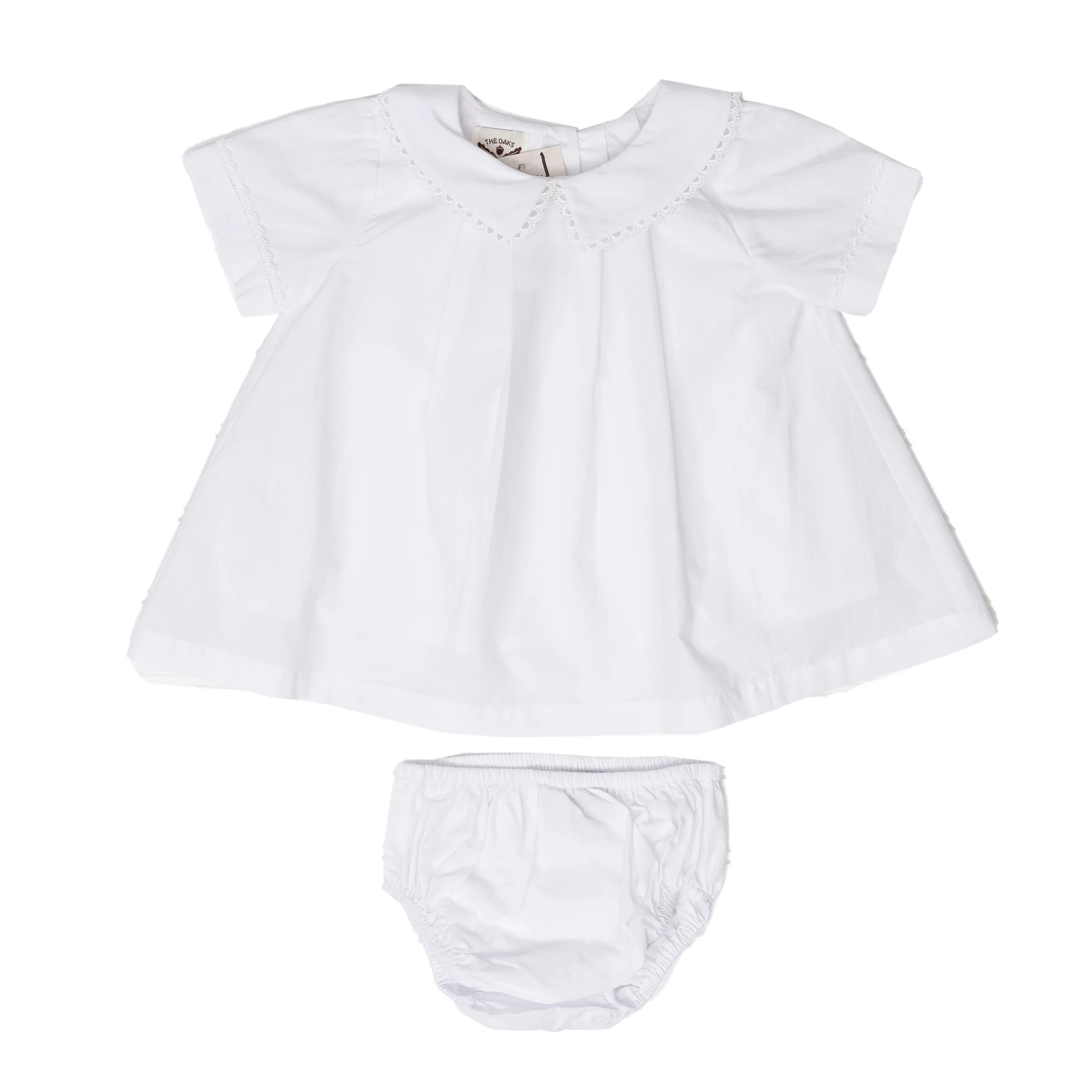 Bebe White Diaper Set | The Oaks Apparel Company