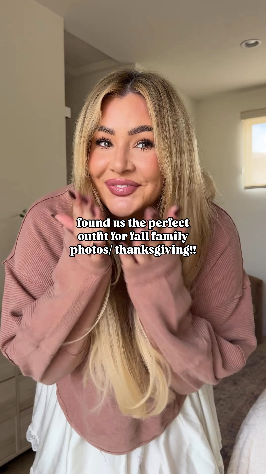 cutest fall family photos/ thanksgiving outfit! i’m wearing a xl :) 

#LTKMidsize #LTKHoliday #LTKSeasonal