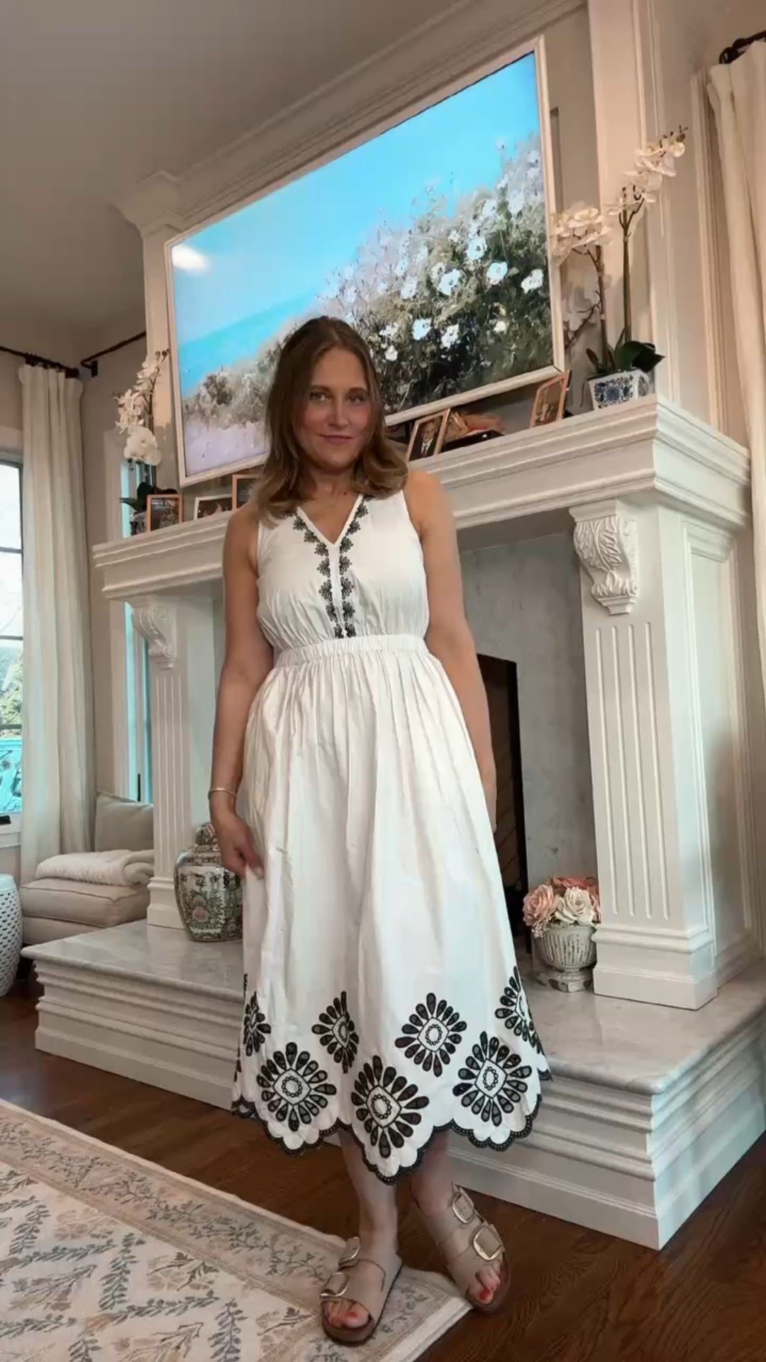 Stunning dresses to wear out to lunch this spring! I’m wearing a size small for the white and black dress.

#LTKOver40 #LTKMidsize #LTKFindsUnder50