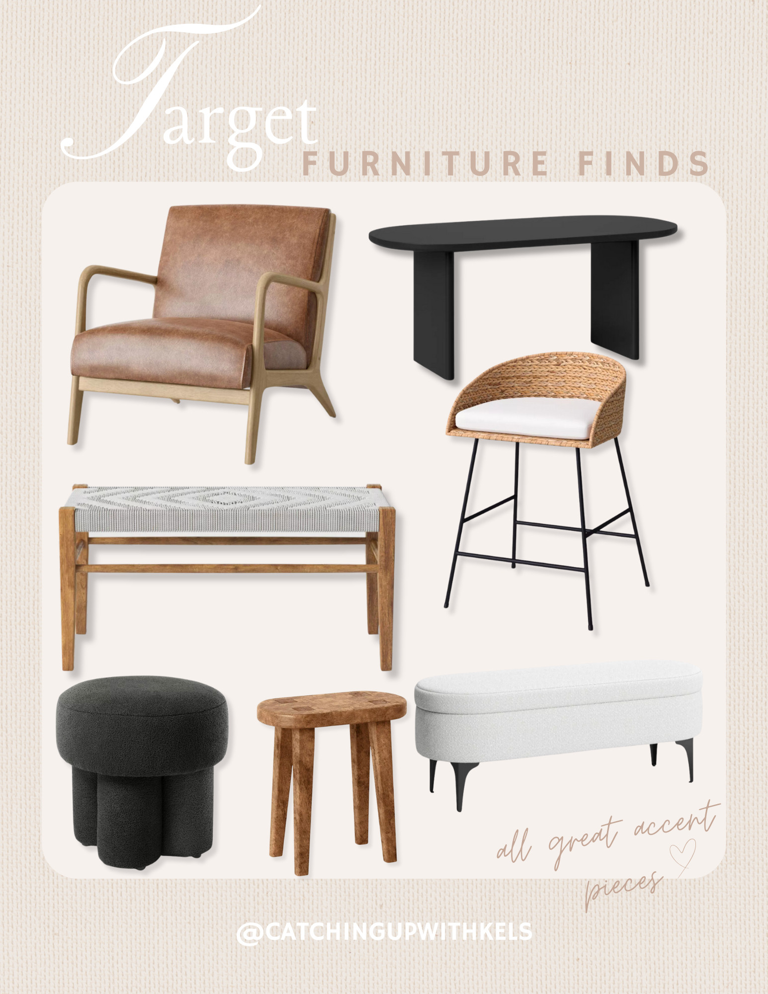  Target does it again! These furniture finds are the perfect accent pieces to elevate any space—modern, cozy, and budget-friendly! #targetfurniture #homedecor 

 #LTKHome