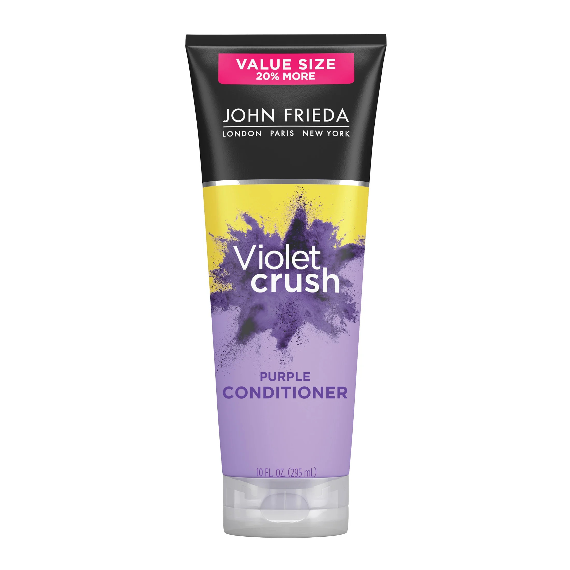 John Frieda Violet Crush Purple Conditioner for Brassy Blonde Hair, Restore and Moisturize, 10 fl... | Walmart (US)
