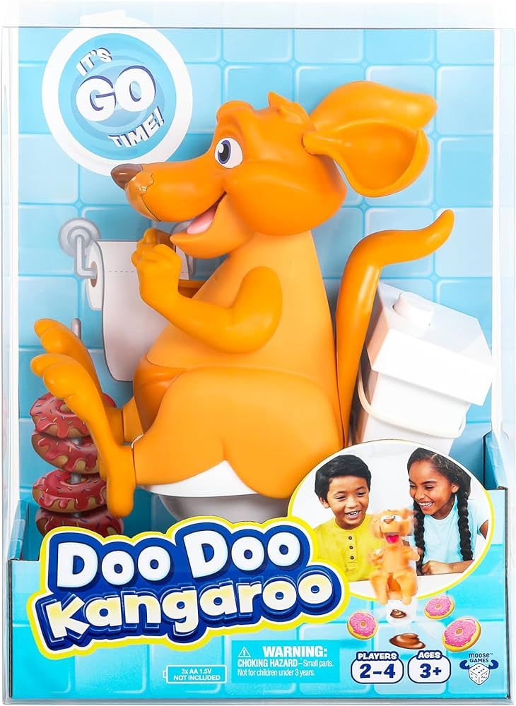 Doo Doo Kangaroo Game. Feed Him Until He's Gotta Go! Grab The Donuts and Dodge The Doo Doos. Coll... | Amazon (US)