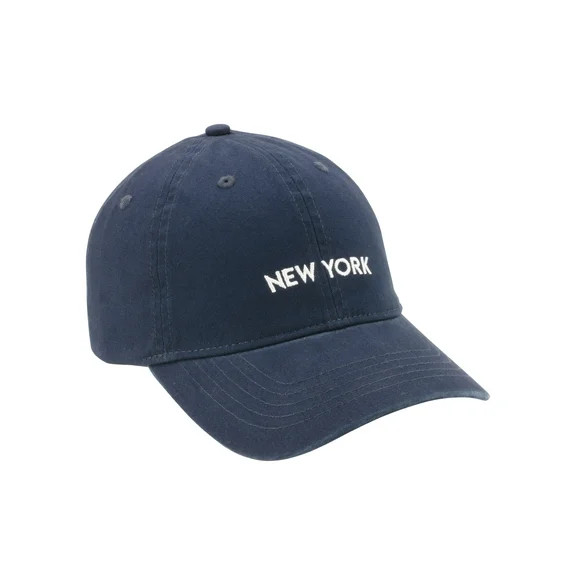 Time and Tru New York Cotton Baseball Hat | Walmart (US)