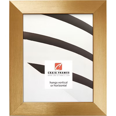 Modern Aesthetics brushed gold picture frame 8.5x11