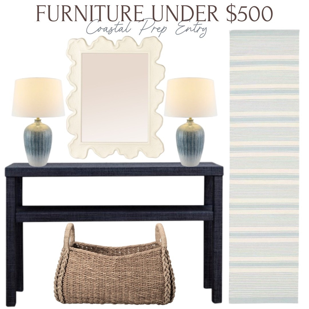 The perfect blend of coastal and preppy styles, perfect for dressing up any entry or hallway in your home 🩵

#LTKHome #LTKFindsUnder100 #LTKStyleTip
