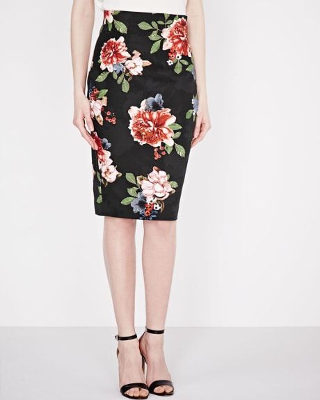 Modern Chic Floral  pencil skirt | RW&CO.
