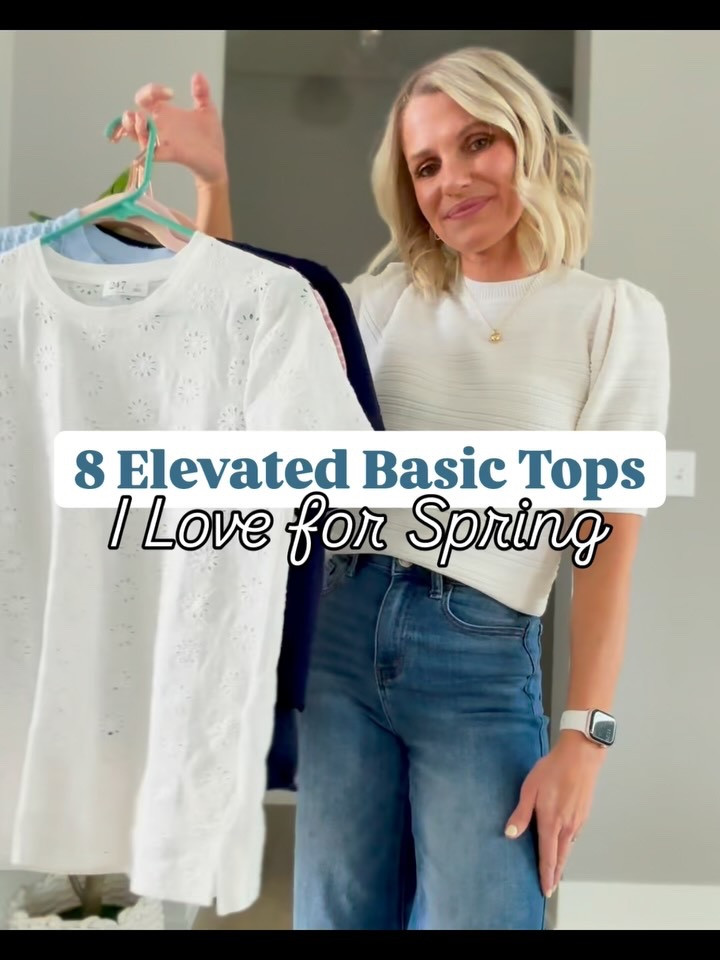 8 elevated basic tops I’m loving for spring 🌸👚

Elevated basics are one of my go-to pieces this time of year. They’re a step up from a plain tee with just enough detail to feel more put together.

These tops have textures, soft patterns, a pop of color, or a fun sleeve. They’re easy to dress up or down, layer, or wear on their own… which is why I reach for them on repeat.

Here are 8 of my favorite elevated basic tops for spring—some new, some longtime staples 🤍 Which one is your favorite?



#LTKSeasonal #LTKOver40 #LTKPetite