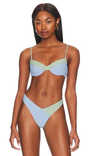 Pool Party Top in Sky Blue & Mint | Revolve Clothing (Global)