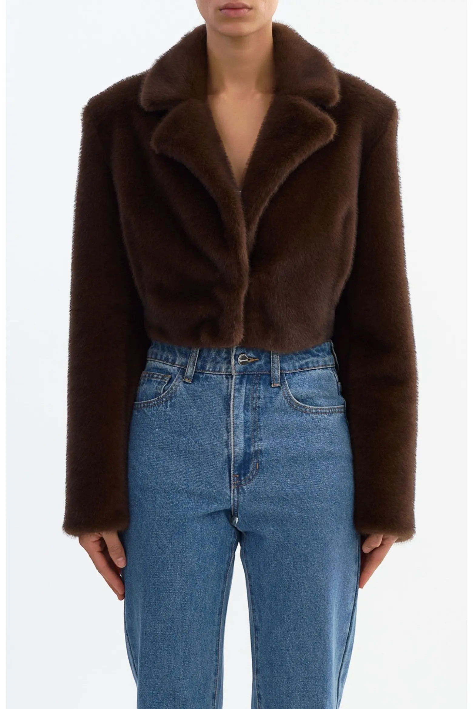 CARLIE | Faux Fur Cropped Blazer (Women) | Nordstrom | Nordstrom