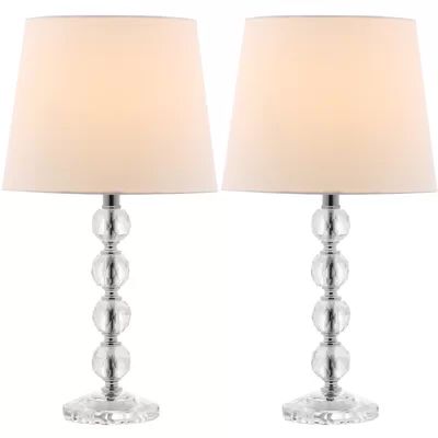 Safavieh Nola Stacked Ball 16" H Table Lamp with Empire Shade (Set of 2) | Wayfair North America