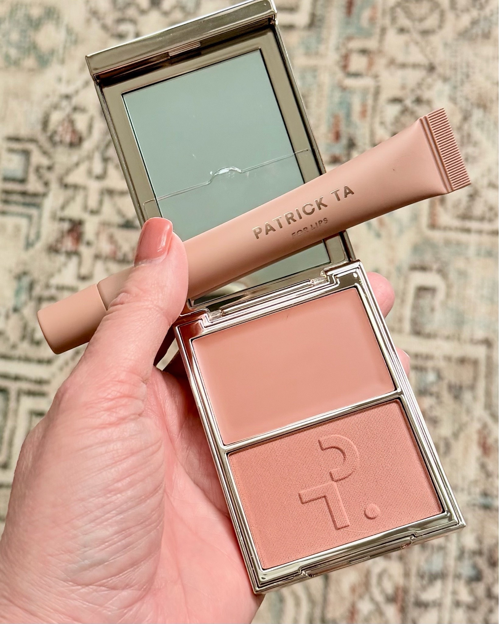 Pretty awesome Patrick Ta Mother’s Bundles featuring Blush Duo’s and Lip Balm + a free Body Cream with $100+ purchase (which is amazing because it’s $58)! It automatically adds to cart!

#LTKMothersDay #LTKSaleAlert #LTKBeauty