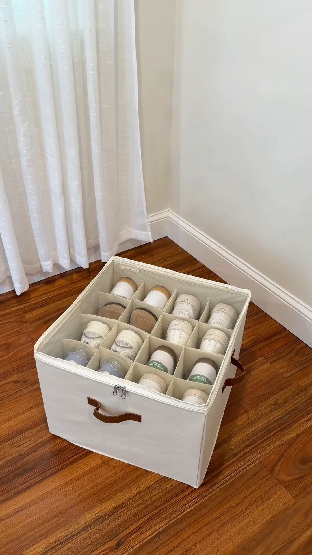 Shoes storage 🏡 Amazon Organizing Finds! Holds 16 pairs of shoes with adjustable dividers

#LTKHome