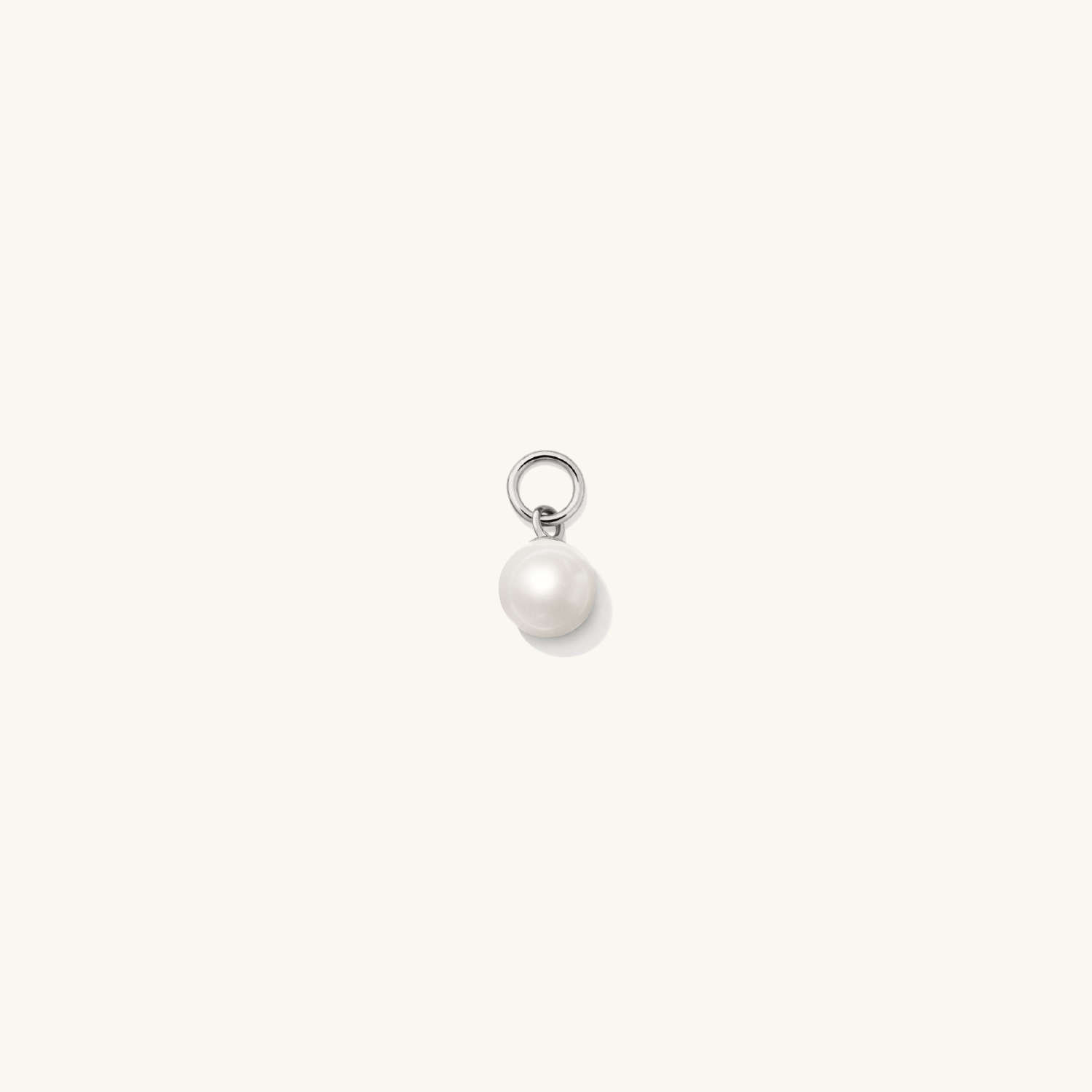Single Pearl Hoop Charm - $38 | Mejuri (Global)