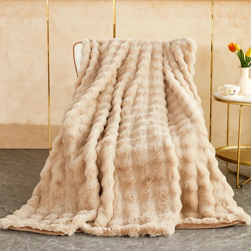 Knitted Throw Blanket | Wayfair North America