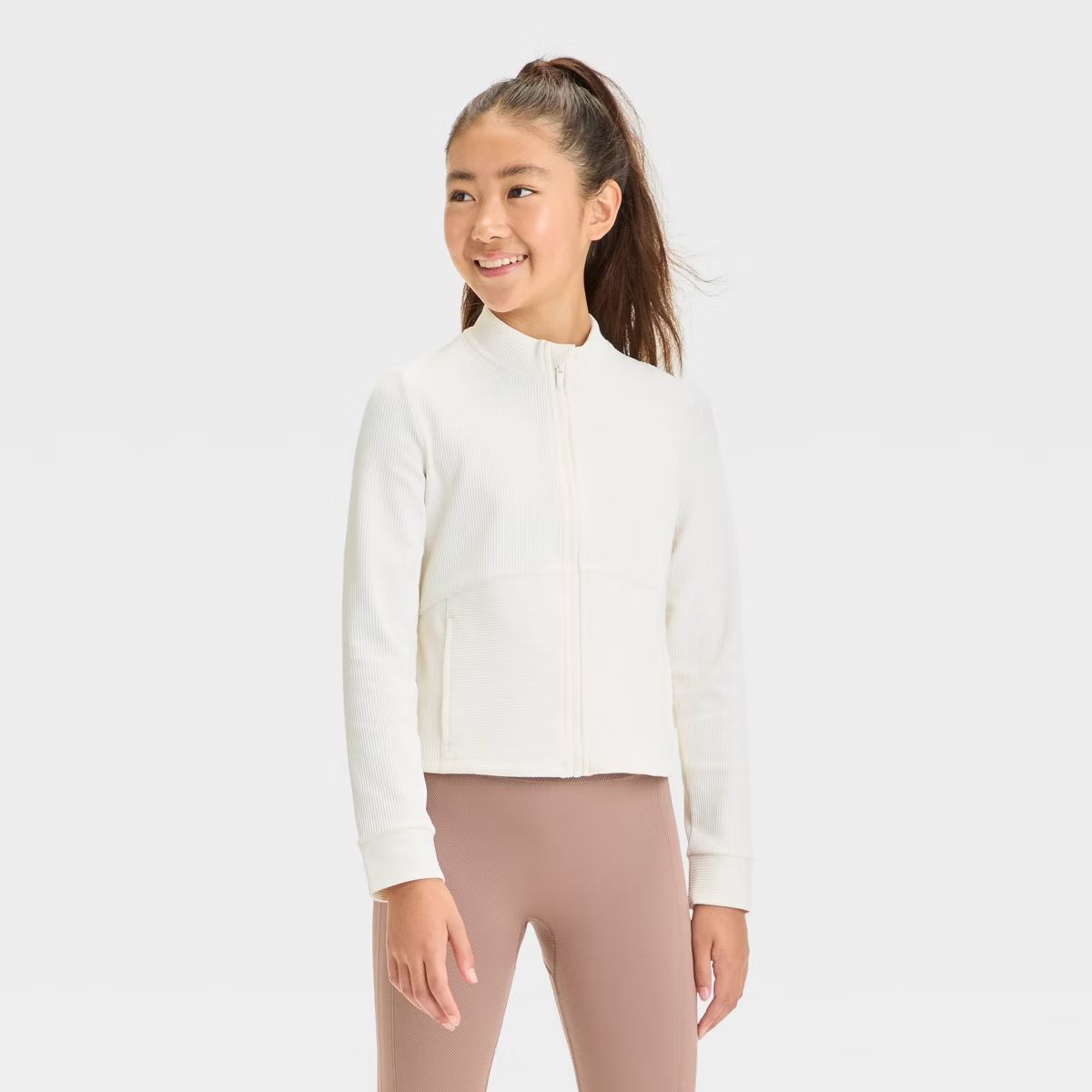 Girls' Cozy Knit Jacket - All In Motion™ | Target