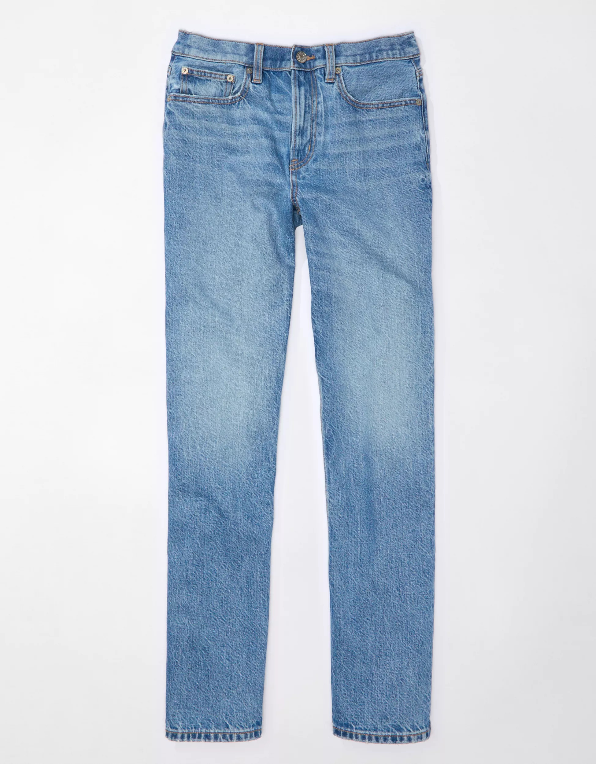 AE Strigid Low-Rise Baggy Straight Jean | American Eagle Outfitters (US & CA)