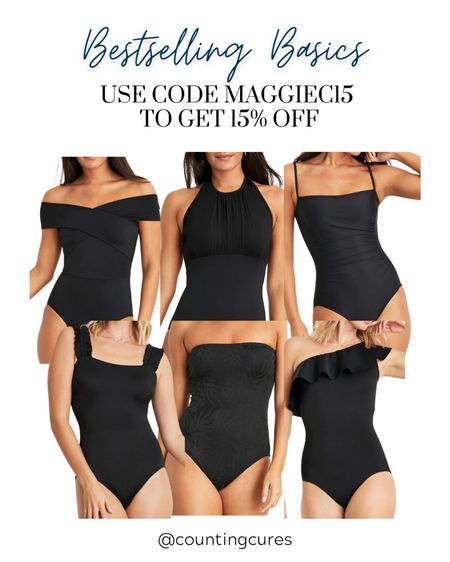 Oooh I’m loving these basic black one piece swimsuits from Hermoza! Don’t forget to use code MAGGIEC15 to get 15% off your purchase! 

#swimwear #onsaletoday #summerfashion #beachoutfit

#LTKsalealert #LTKswim #LTKSeasonal
