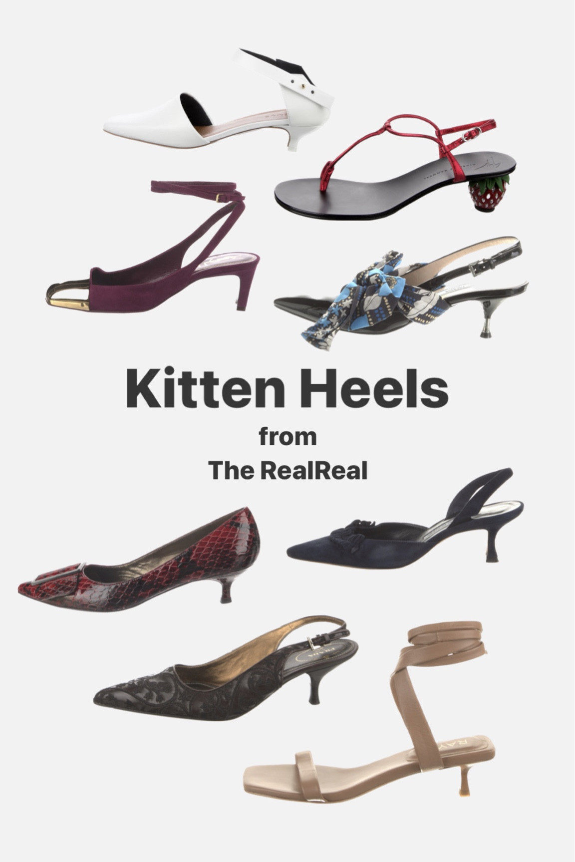 The cutest vintage designer kitten heels on The RealReal right now! All under $200

#LTKshoecrush