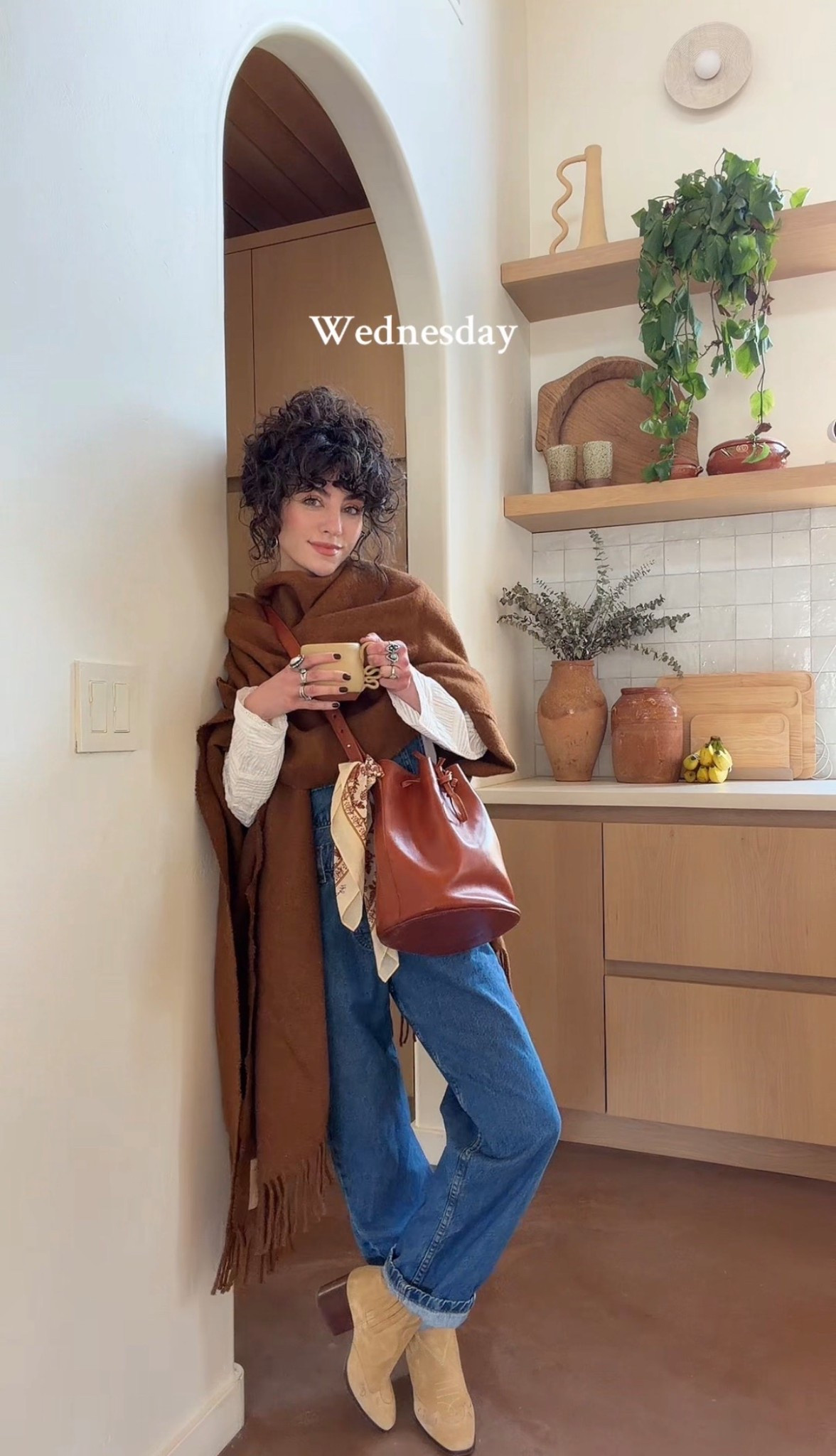 Baggy overalls pairs with a Lacey blouse for a comfy yet feminine look. This is always my fave when I want to be comfy  

#LTKSeasonal