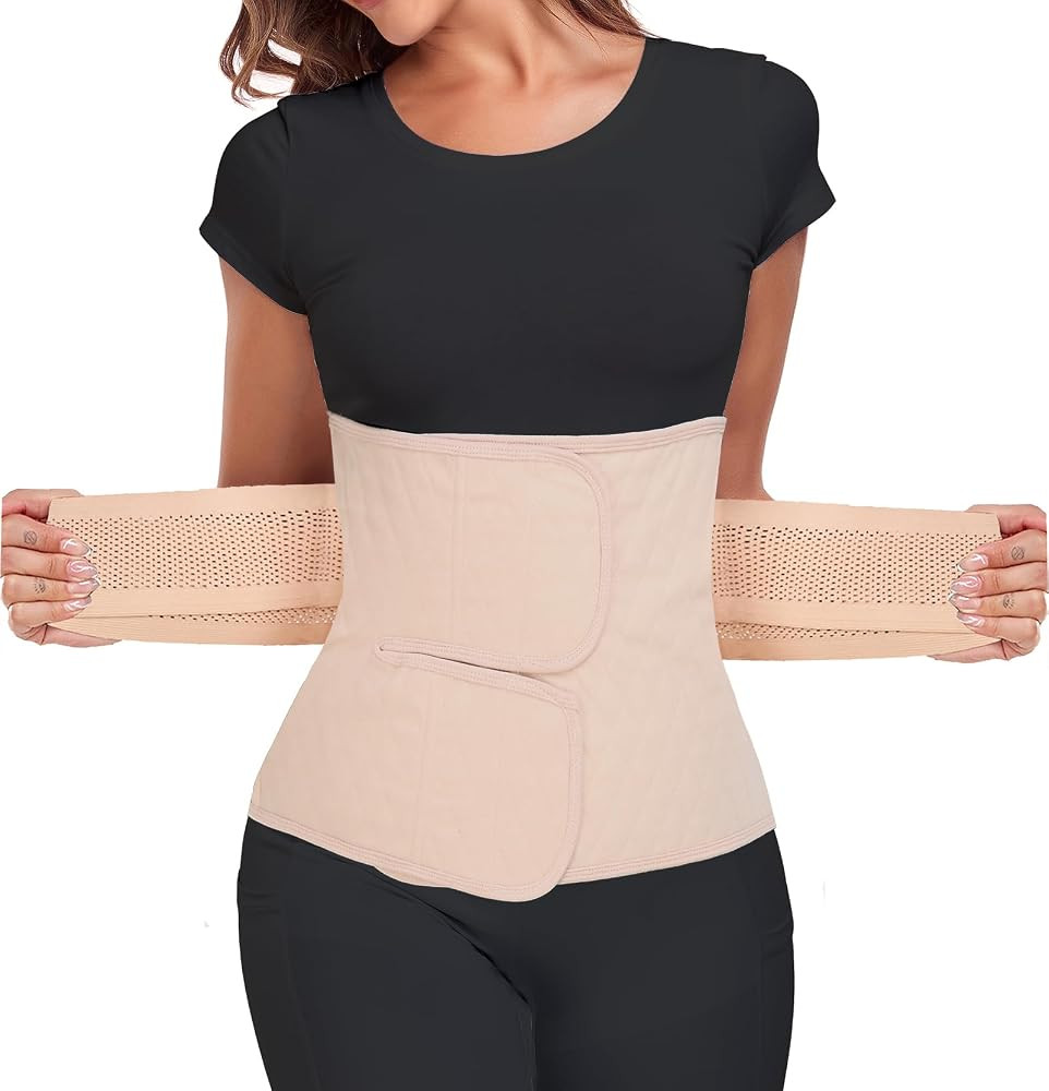 MAMODY Postpartum Belly Wrap Waist Cincher – C Section Recovery Belt, Post Partum Women Belly B... | Amazon (CA)