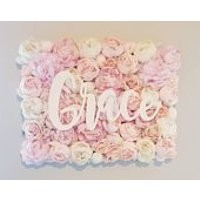 SALE!Baby Name Sign, Floral Wall, Floral Nursery Name Sign, Floral Letter Name Sign, Elegant Nursery,Flower Frame, Nursery Art, Flower Frame | Etsy (US)