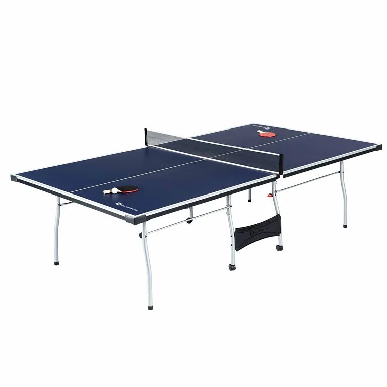 MD Sports Official Size 15mm 4 Piece Indoor Table Tennis Tennis, Accessories Included, Blue/White | Walmart (US)