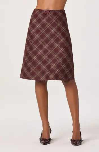 Plaid Slip Skirt | Nordstrom