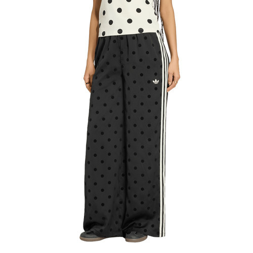 Adidas Womens adidas Satin Polka Dots Wide Leg Pants - Black/White | Foot Locker (US)