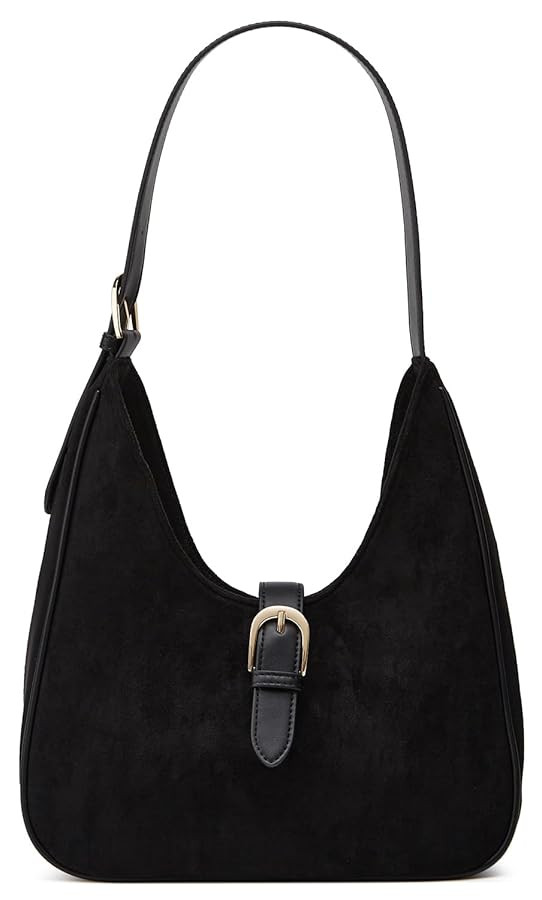 Retro Suede Shoulder Bag For Women Underarm Bag Winter Women's Hobo Bag Purse Tote Bag Commuter H... | Amazon (US)
