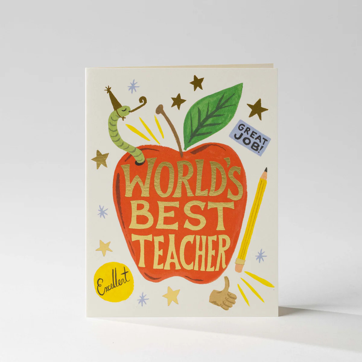 World's Best Teacher Card | Modern Locke