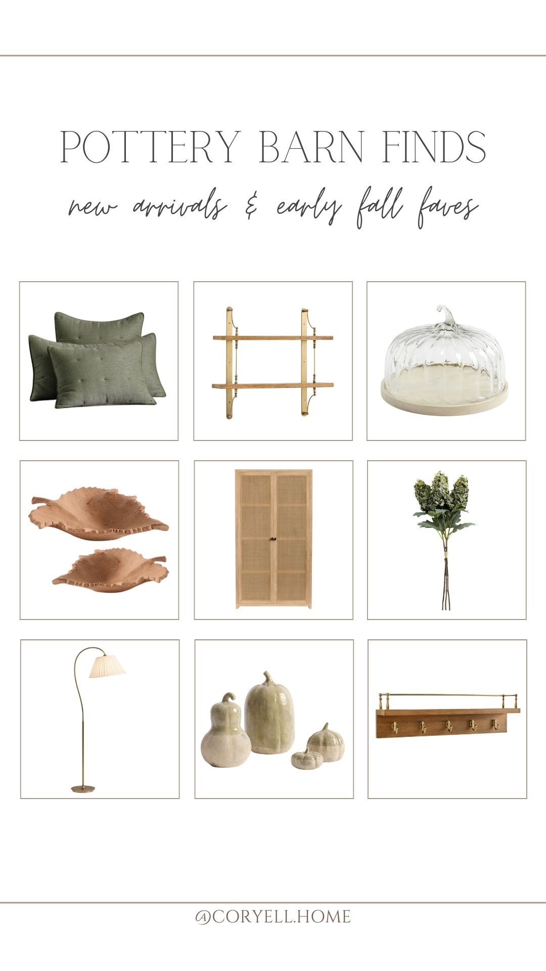 Pottery Barn new fall arrivals and favorites! I love the mix of new furniture and accent pieces, and these gorgeous fall accents. I’m obsessed with these terracotta leaves 😍 in my cart!! 

#LTKHome #LTKSeasonal #LTKStyleTip